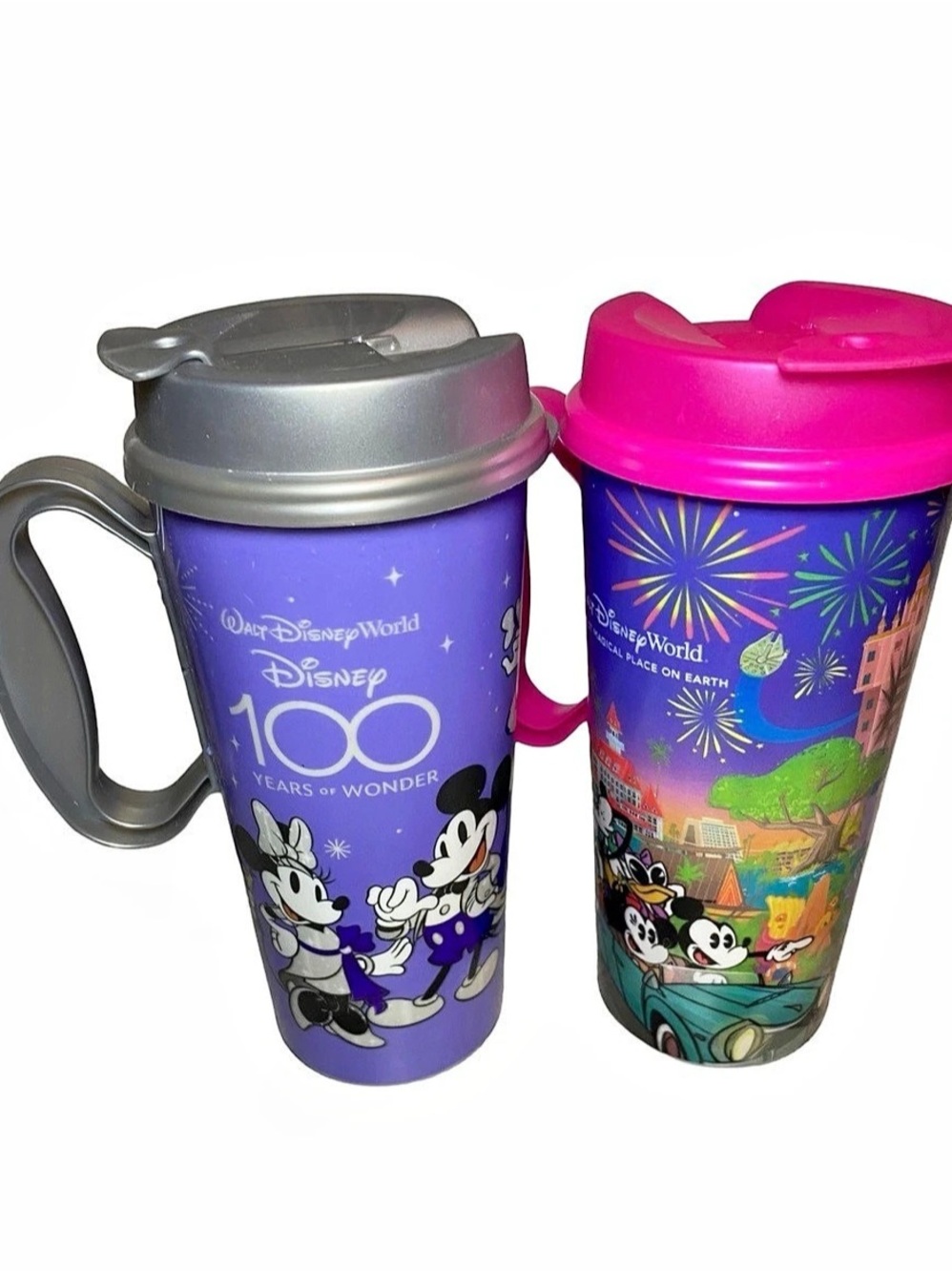 Disney 100 Years of Wonder Purple & Pink Drinkware Set